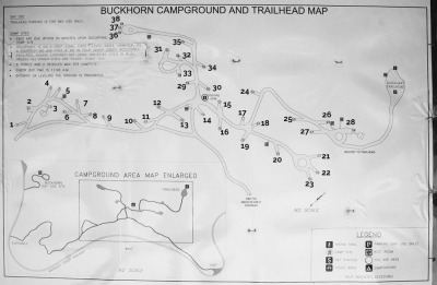 Buckhorn camp map