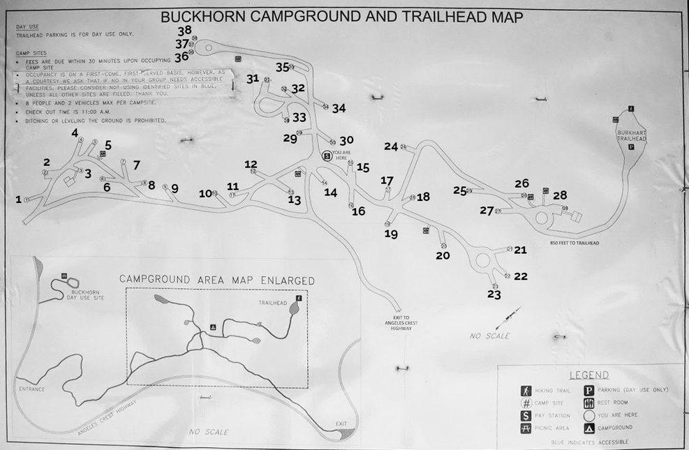 Buckhorn camp map