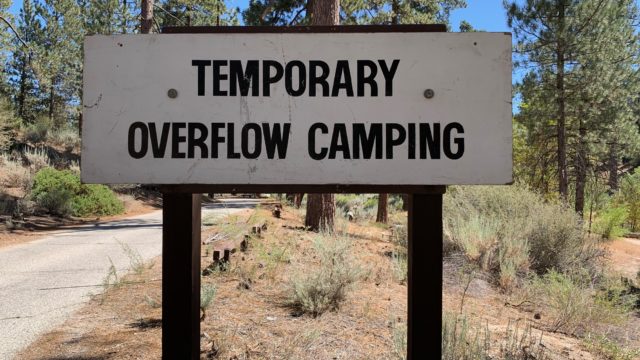 Overflow campground